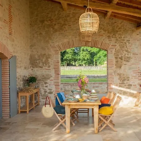 L'heritier, Maison Climatisee, 12pers Avec Piscine Marzens